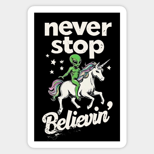 Never Stop Believin Sticker by CreativeSage